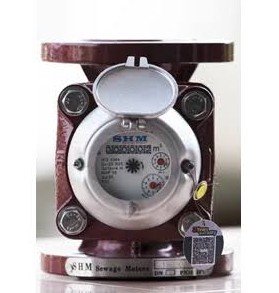 Jual Water Meter Limbah Merk SHM Size 10 Inch