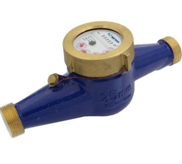 Jual Water Meter Jet Brass Kuningan Size 1 Inch Merk SHM