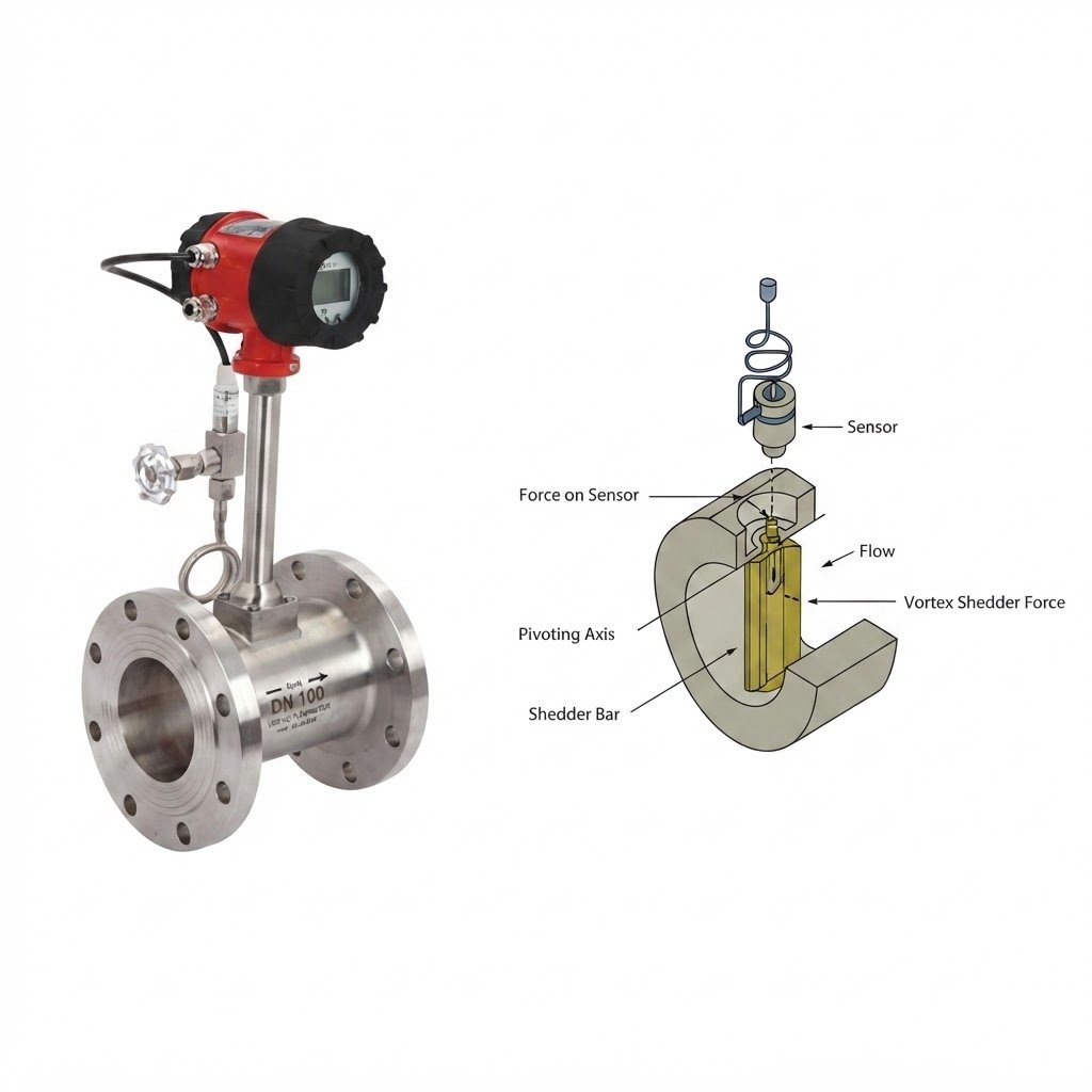 Jual Flowmeter Vortex SHM berbagai Ukuran 