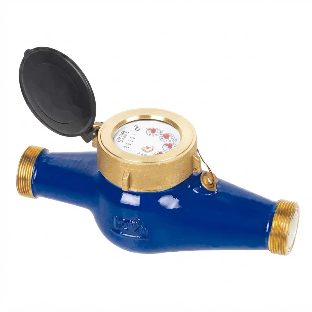 Jual Water Meter Jet Brass Kuningan Size 1 1/4 Inch Merk SHM