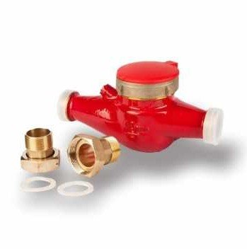 Jual Multi Jet Brass Flow Meter DN 15 - HOT