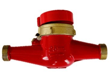 Jual Multi Jet Brass Flow Meter DN 25 - HOT